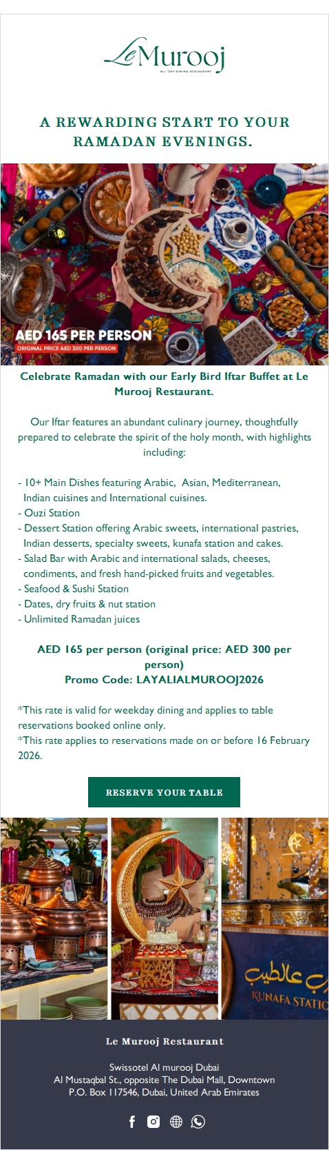 A Rewarding Start to Your Ramadan Evenings.